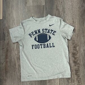 Nike Gray Penn State Football Kids Tee